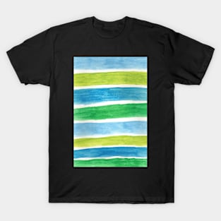 Watercolor: Sea Stripes T-Shirt